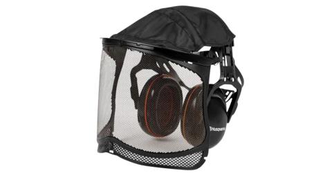 gehoorbescherming met gaasvizier